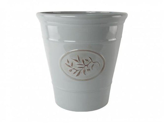 Grey Classic Olive Planter - 30cm - Buy Plants Online at Web Garden Centre