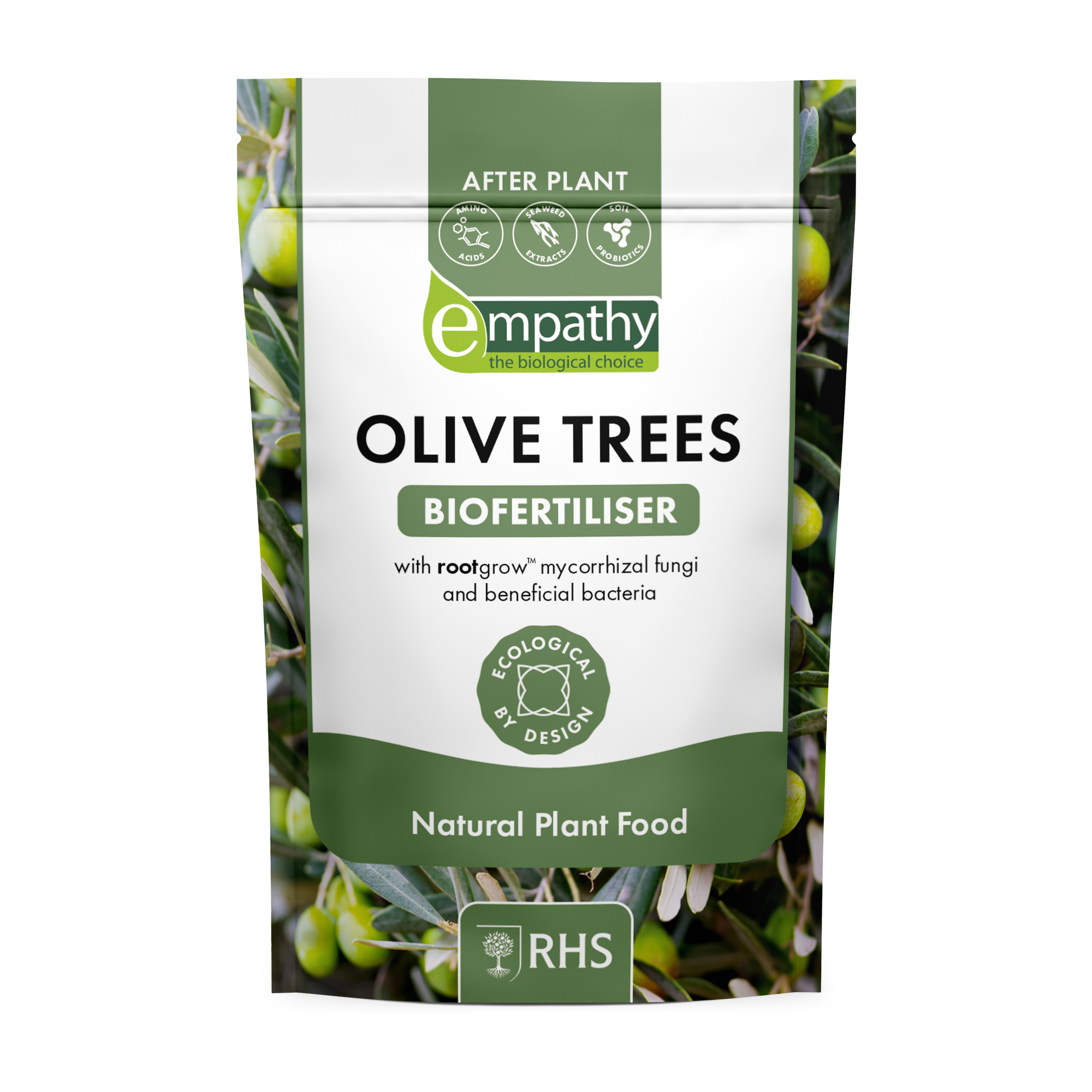 AFTER PLANT- OLIVE TREES 1Kg - Empathy RHS - Buy Plants Online at Web Garden Centre
